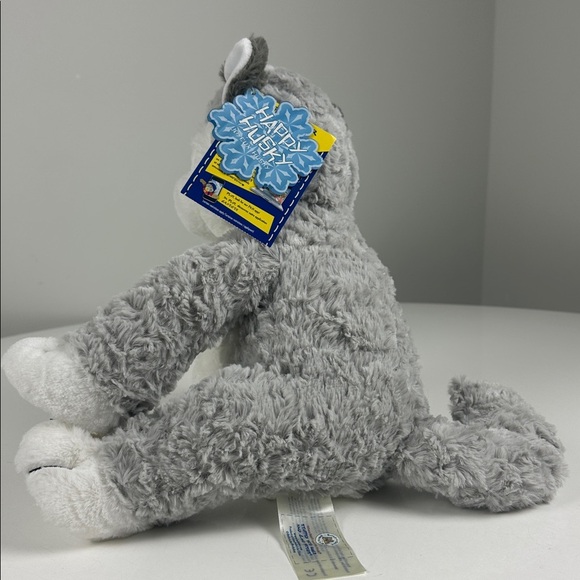 Build-A-Bear Happy Husky Gray and White Husky Plush - Picture 3 of 10